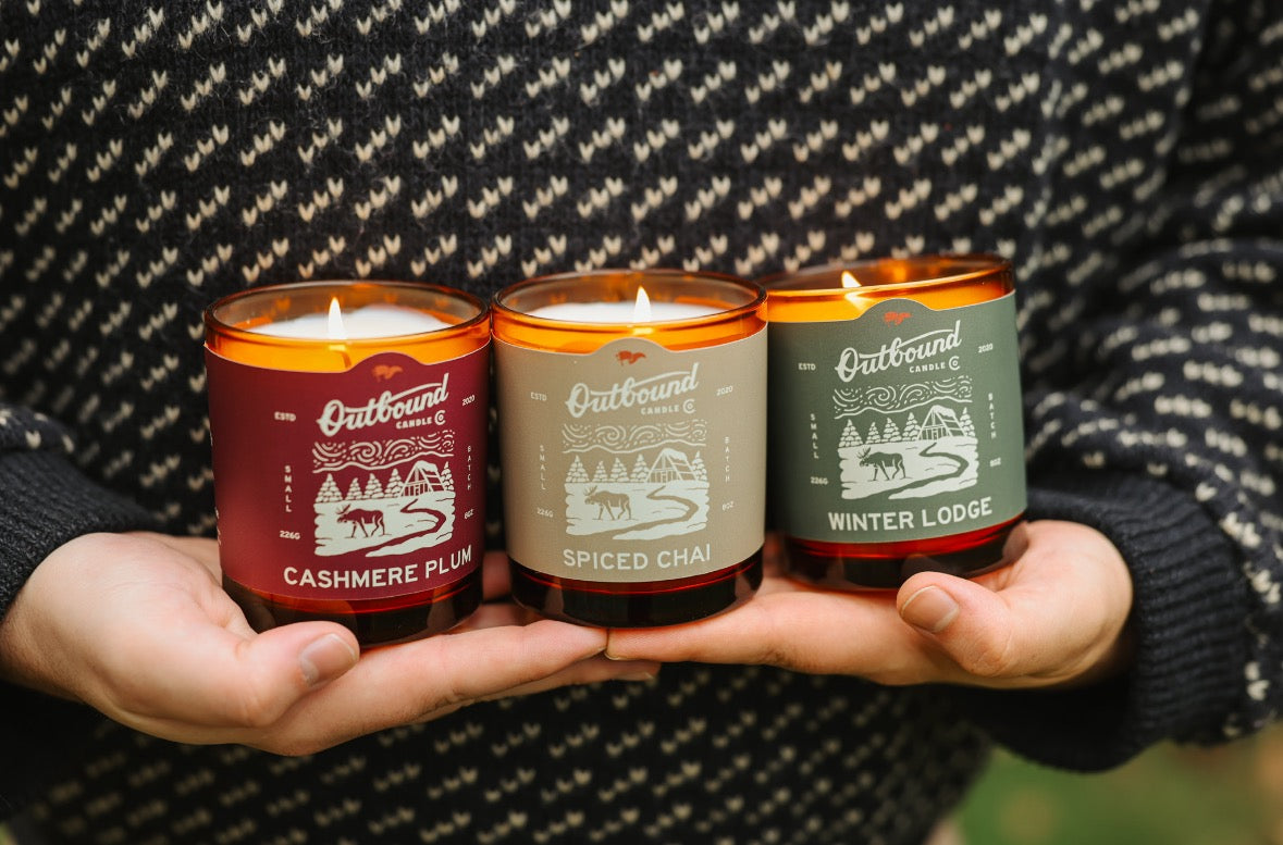 WINTER LODGE | Pine + Sandalwood | 8oz Soy Candle | Winter Collection