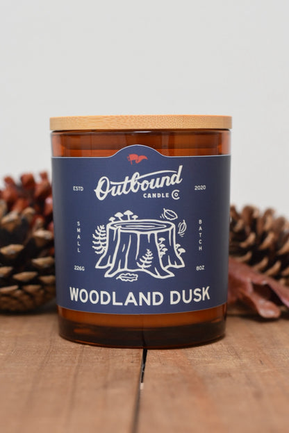 WOODLAND DUSK | Cashmere + Musk | 8oz Candle | Fall Collection