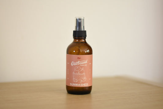 SUNWASHED | Peach + Amber | 4oz Room Mist | Farmers Market Collection