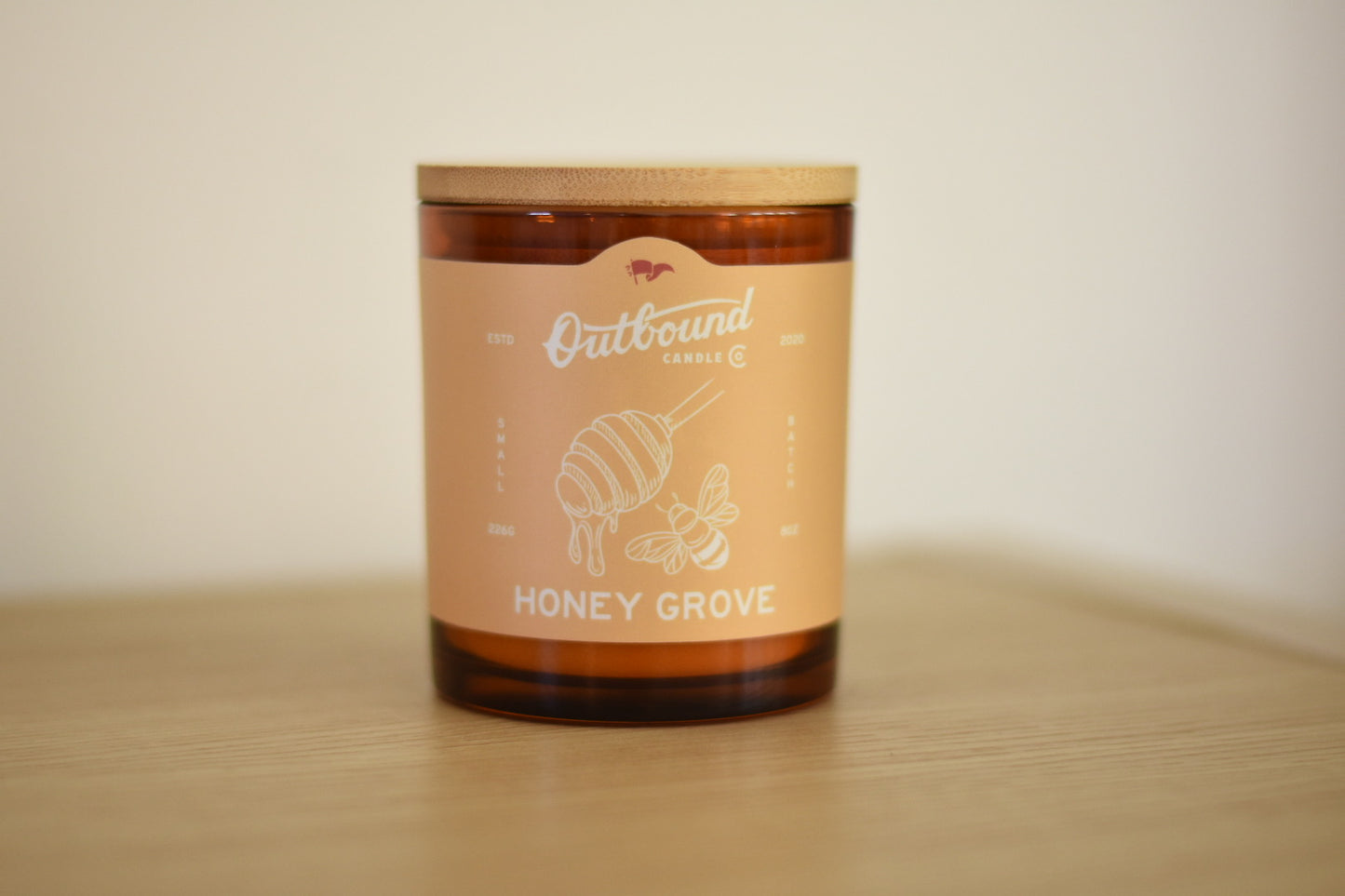 HONEY GROVE | Honey + Milk | 8oz Soy Candle | Farmers Market Collection